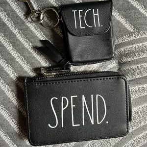 NWOT Rae Dunn accessories wallet and airpod case for gen 1